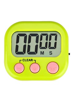 Multi-Function Countdown Electronic Timer Green/Orange