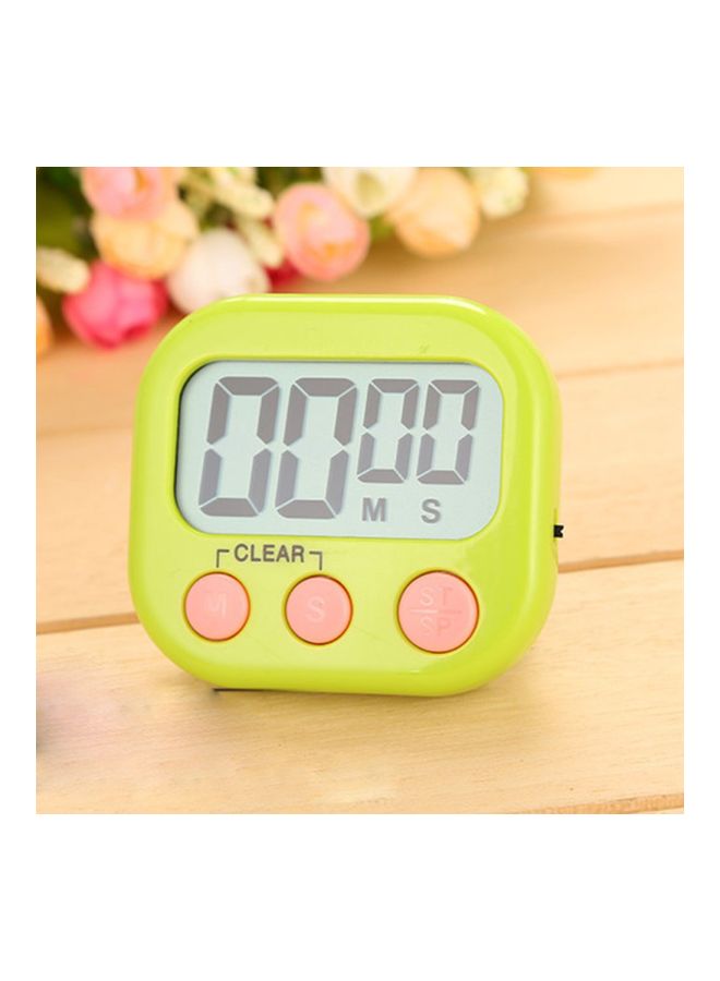 Generic - Multi-Function Countdown Electronic Timer Green/Orange - Image 1