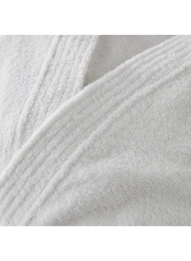 Suave - Deep Pocket Kimono Bathrobe White M - Image 1