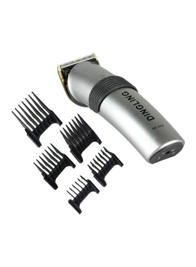 DINGLING - Professional Electric Hair Clipper With Blades Silver/Black - Image 1