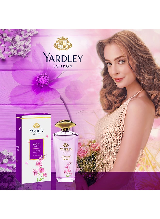 Yardley Imperial Orchid EDT 125ml  - Image 3