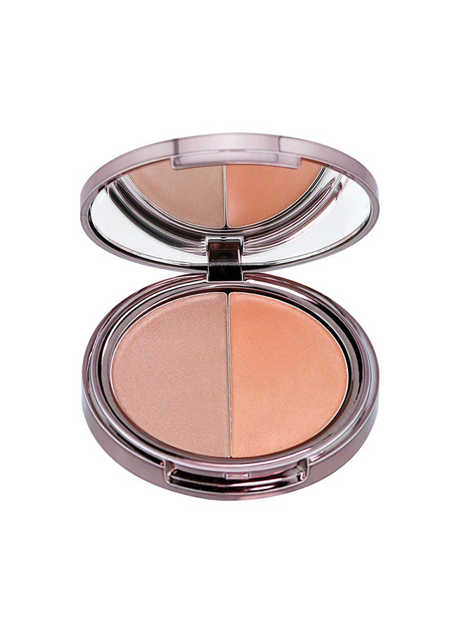 جيرل أكتيك علبة هايلايتر مزدوجة لامعة  لإضاءة البشرة راديانس ديوي - Image 1