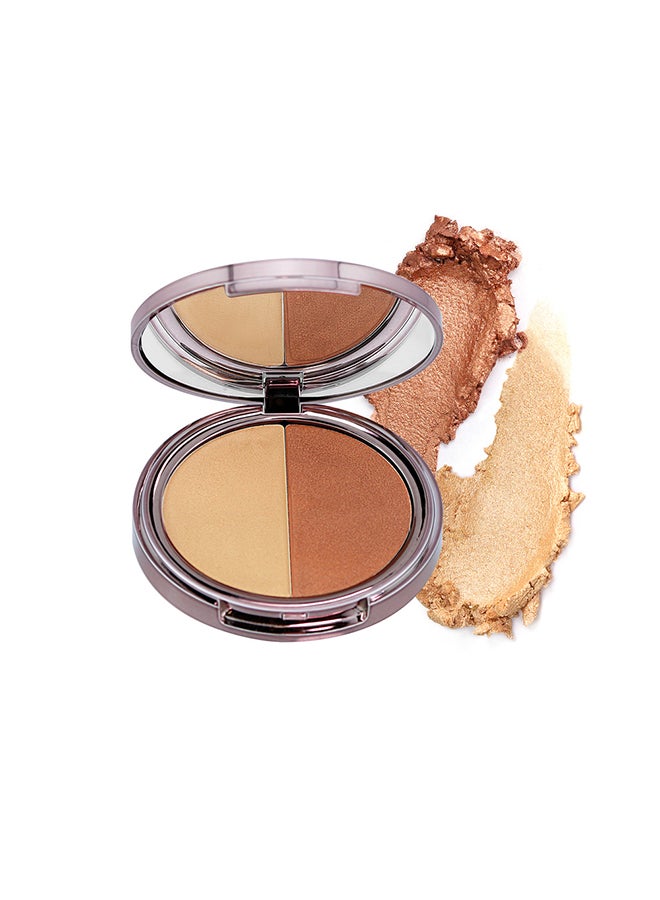 girlactik Skin Glow Duo Highlighters Sun Kissed  - Image 2