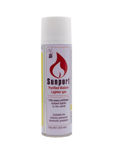 Sunport Purified Butane Lighter Gas Refill Clear 130grams