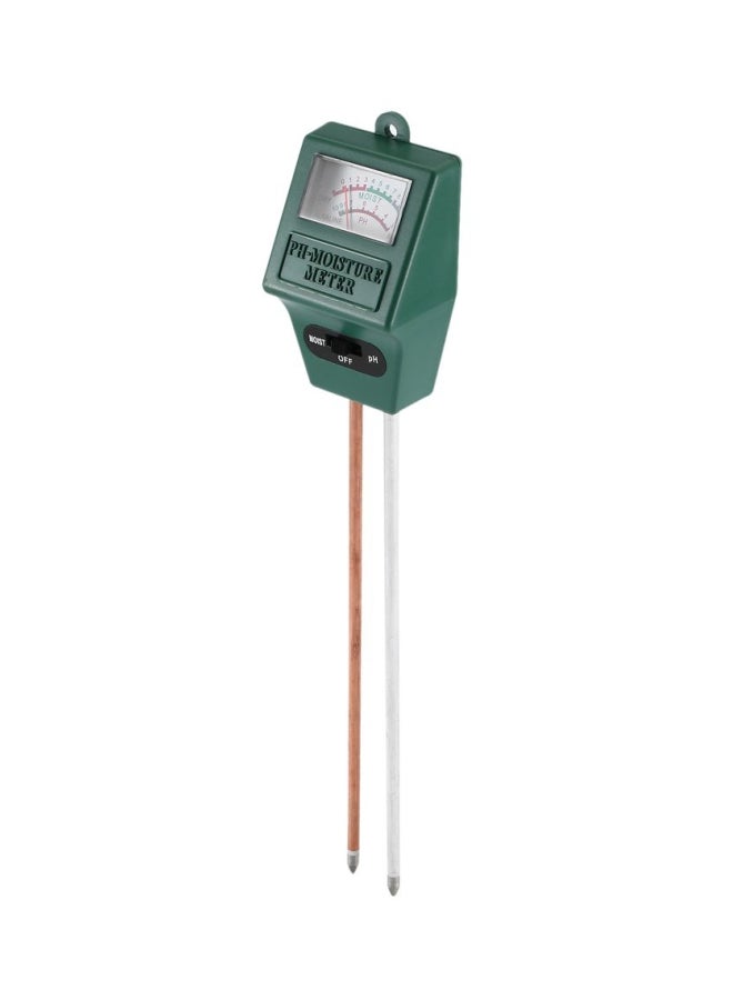 Generic 2-In-1 Soil Hygrometer Dual-Probe Soil Tester Green/White/Orange 35x4x16centimeter  - Image 1