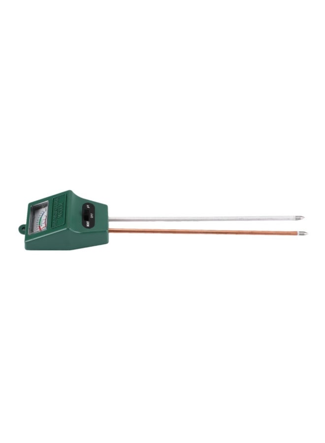 Generic - 2-In-1 Soil Hygrometer Dual-Probe Soil Tester Green/White/Orange 35x4x16centimeter - Image 1
