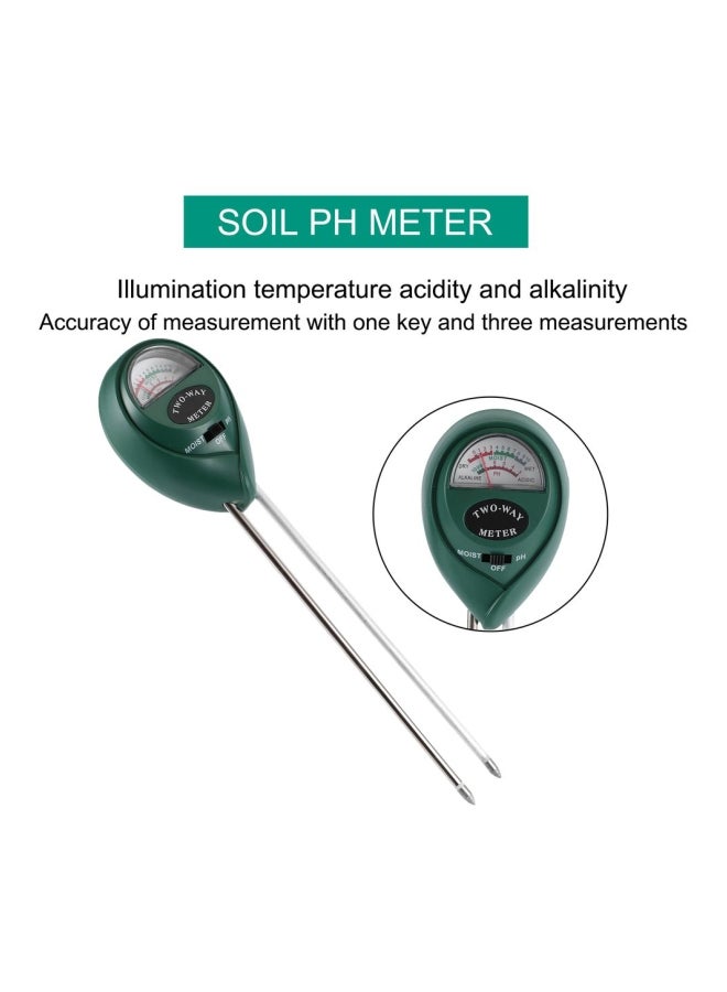 Generic 2-In-1 Soil Moisture pH Meter Green/Black/White 265x60mm  - Image 3