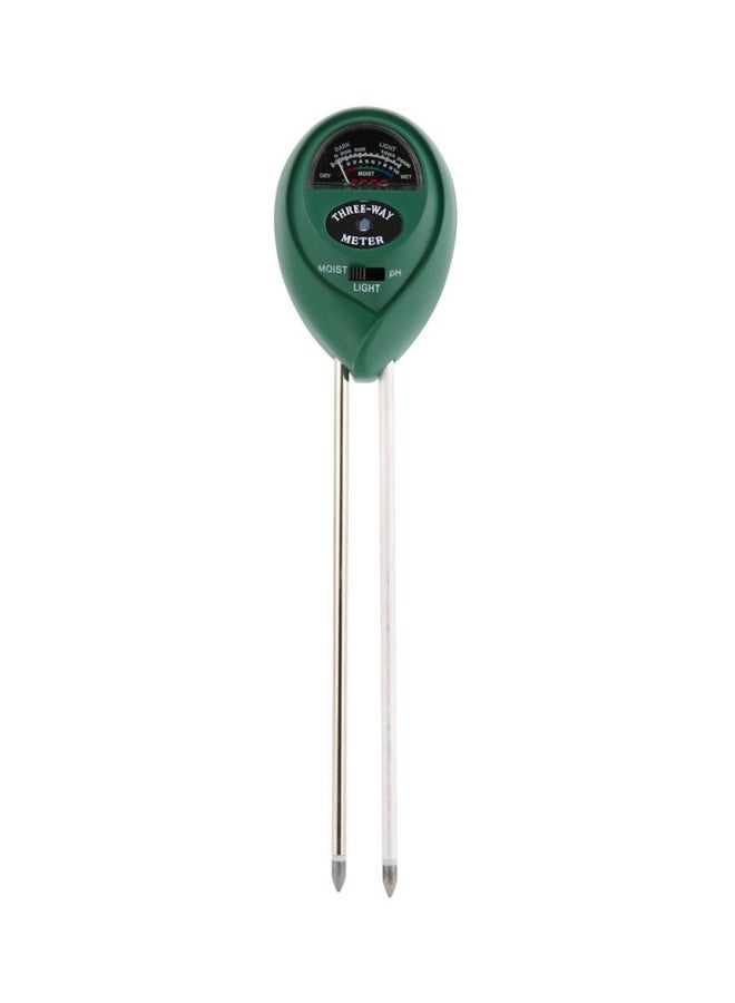 Generic 3-In-1 Soil Tester Green/Black/Silver  - Image 1