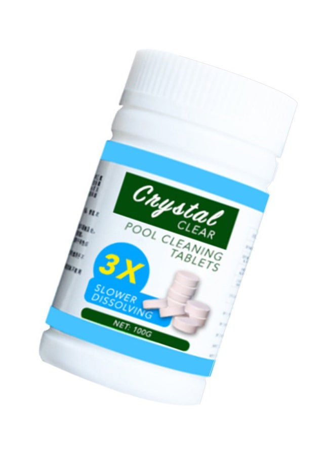 Generic - Crystal Clear Pool Cleaning Tablets White - Image 1