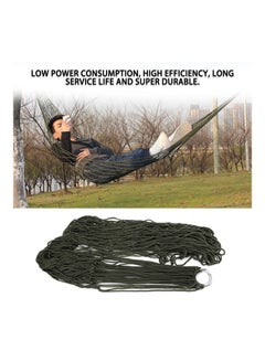 Generic Portable Net Hammock Army Green 20x80cm  - Image 2