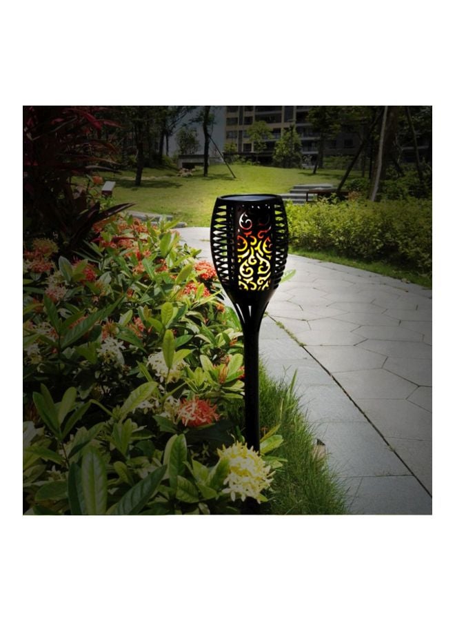 Pack Of 2 LED Solar Powered Outdoor Light Black 790x120mm - Image 2