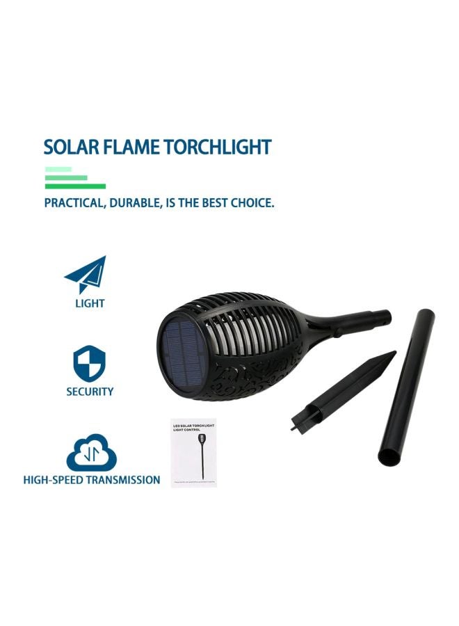 LED Solar Powered Outdoor Light Black - Image 2