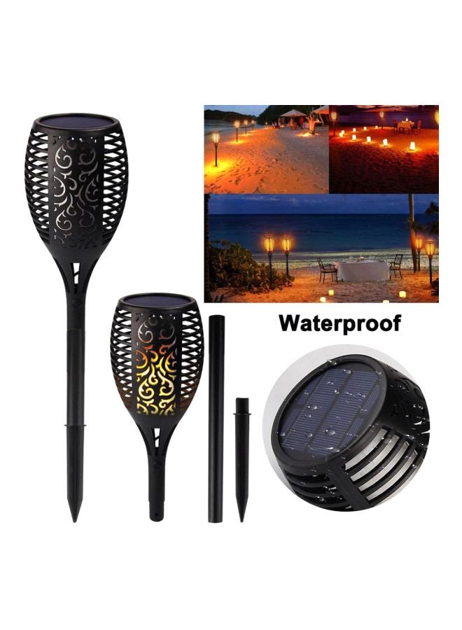 LED Solar Powered Outdoor Light Black - Image 3