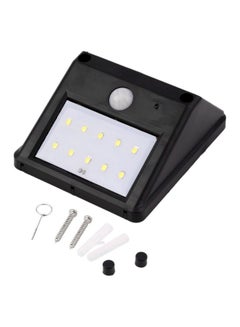 Generic Solar Powered Wall Lamp Black 10x8.5cm  - Image 1