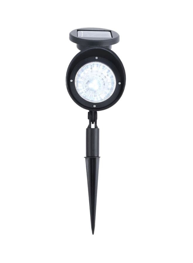 مصباح حديقة LED يعمل بالطاقة الشمسية من قطعتين أبيض 3.1x12.2بوصة  - Image 1