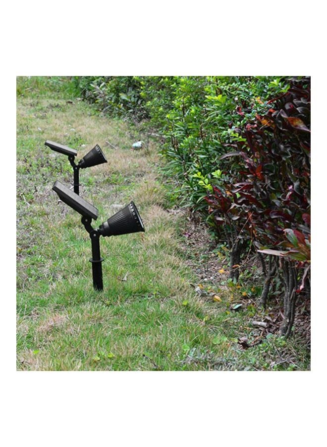 Waterproof Outdoor Garden LED Solar Light Black 26x9x28cm - Image 5