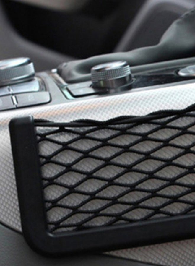 طقم جيوب شبكية للتخزين في جانب مقعد السيارة الخلفي مكون من قطعتين - Image 2