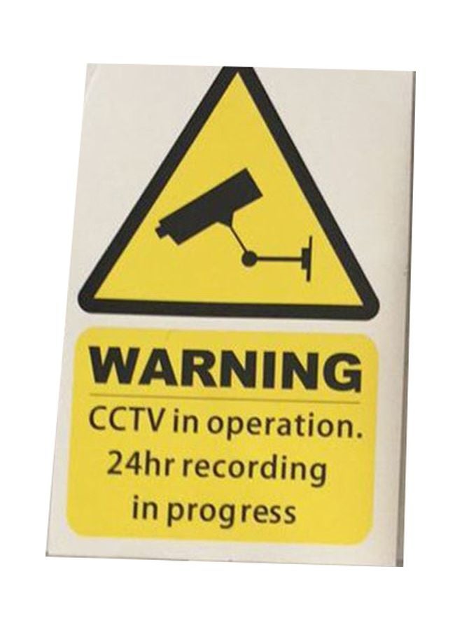 5 ملصقات تحذيرية لكاميرا CCTV. - Image 1