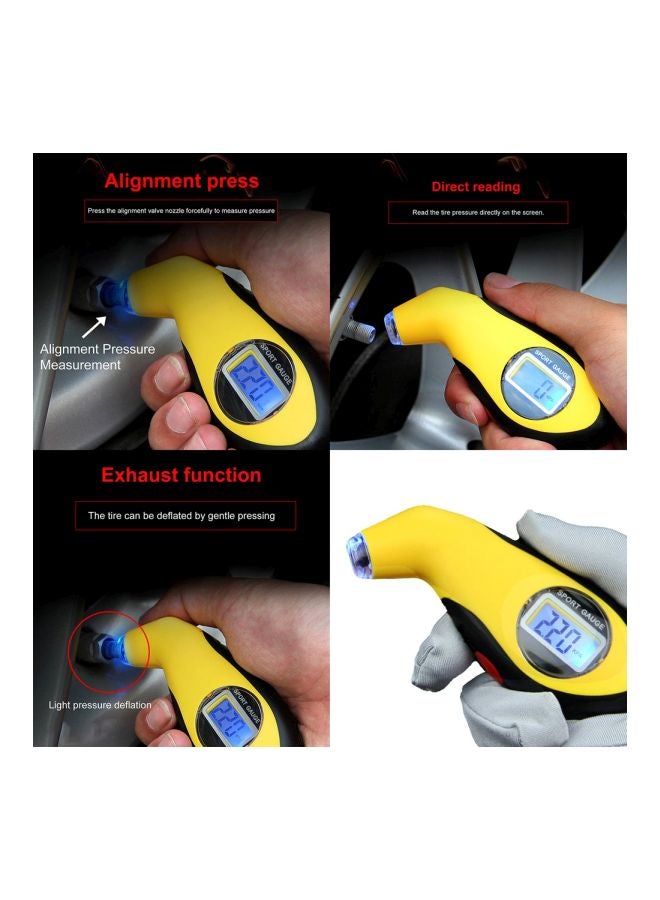 مقياس رقمي لضغط إطارات السيارة - Image 3