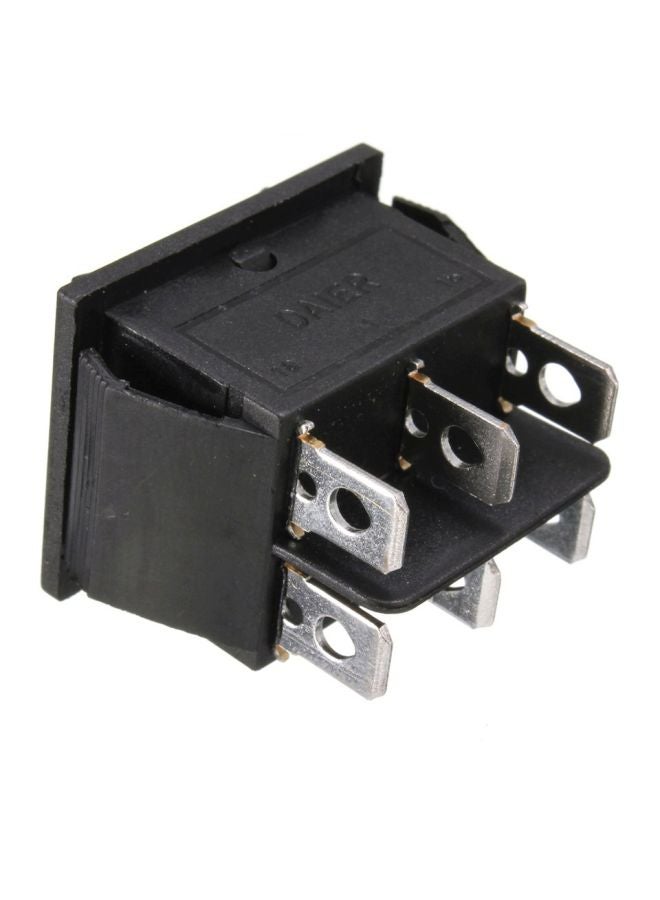 6-Pin DPDT Power Window Momentary Rocker Switch