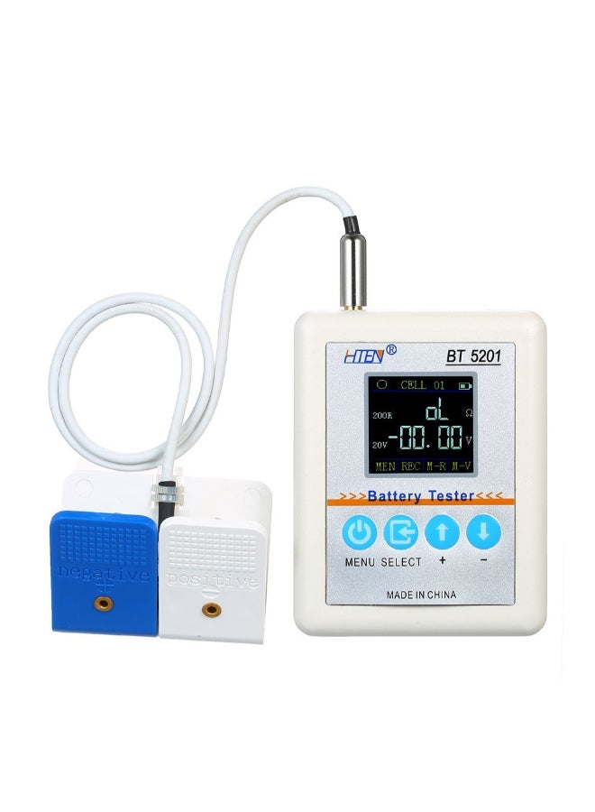 مقياس اختبار المقاومة الداخلية للبطارية أبيض/أزرق/أحمر 14.2 x 4.3سم - Image 5