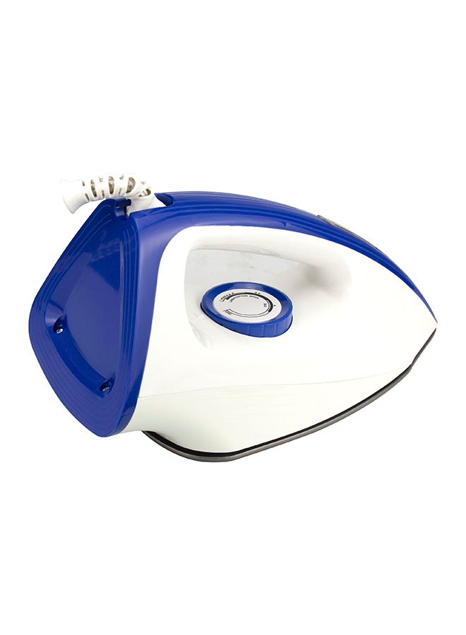 SONASHI - Dry Iron With Non-Stick Coating Plate & Adjustable Thermostat Control | Heavy Base Iron With Indicator Light | Perfect For All Types Of Clothes 1200 W SDI-6016T Blue/White - Image 1