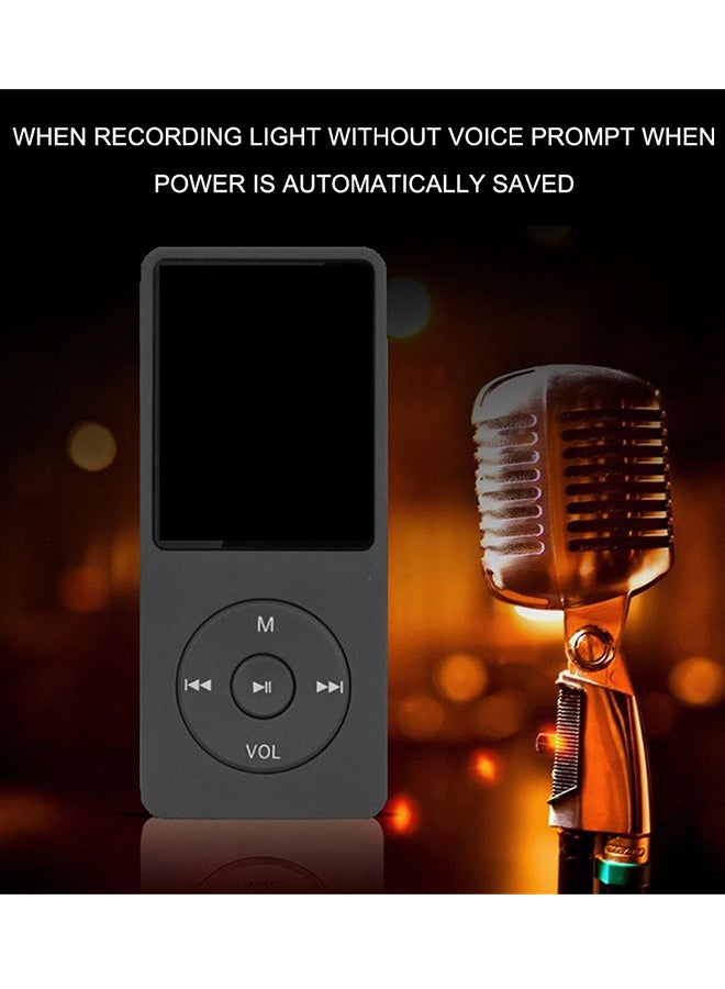 ماركة غير محددة مشغل موسيقى MP3 محمول مع سماعة رأس H31410-B_JX أسود  - Image 3