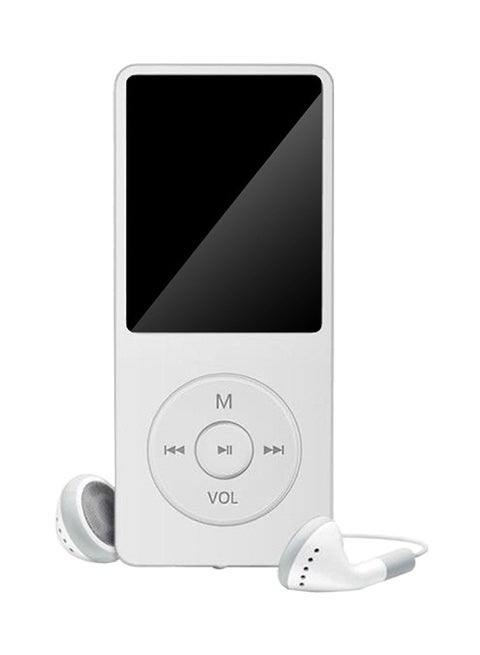 مشغل موسيقى MP3 محمول مع سماعة رأس H31410-W_JX أبيض