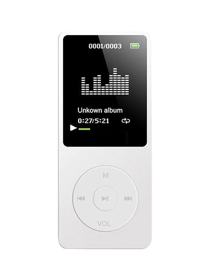 Generic - Portable MP3 Music Player With Headset H31410-W_JX White - Image 1