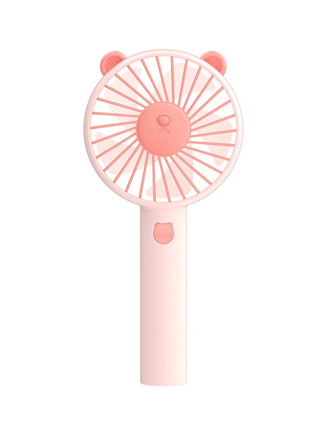 مروحة صغيرة محمولة قابلة للشحن بمنفذ USB H31936P وردي - Image 1