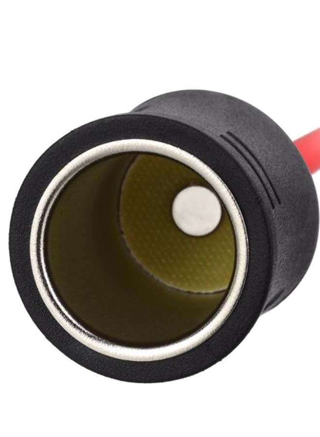 Plug Socket Extension Cord Red/Black 12feet  - Image 2