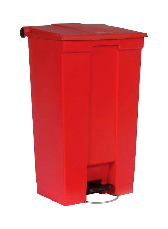 Generic Garbage Can With Pedal Red 87Liters 