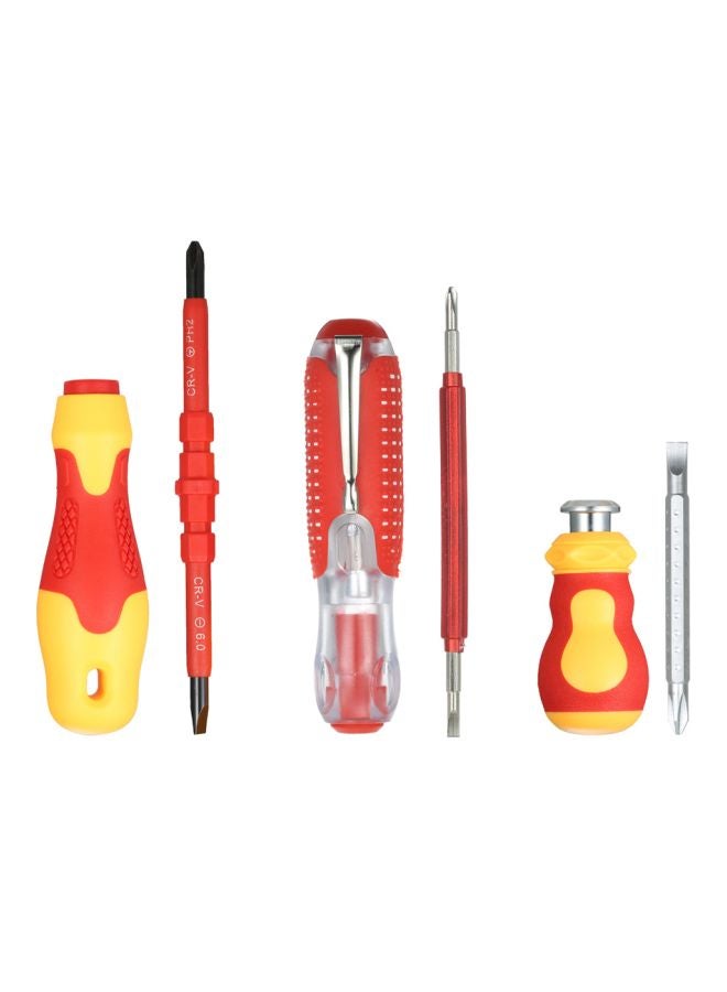 Generic - 10-Piece Insulated Screwdriver Set Yellow/Red - Image 1