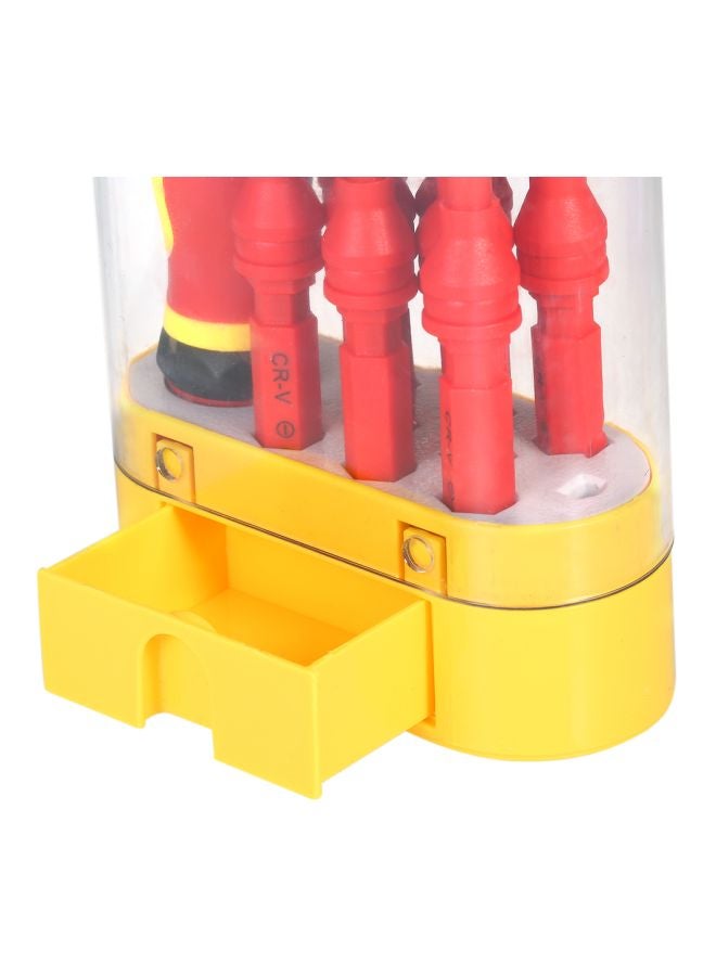 PENGGONG 11-Piece Insulated Screwdrivers Set Red 15.5x4.5x11cm - Image 3