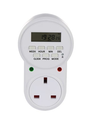 Smart Power Socket Digital Timer Switch White - v1592924031/N38691458A_1