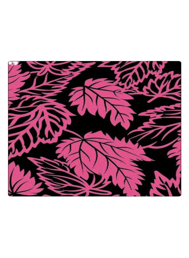 بي بي لوحة ماوس ألعاب بتصميم مضادة للانزلاق وبنمط مطبوع وردي/أسود