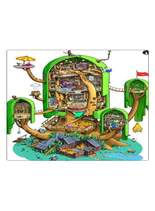 BP Printed Anti-Slip Gaming Mouse Pad Multicolour