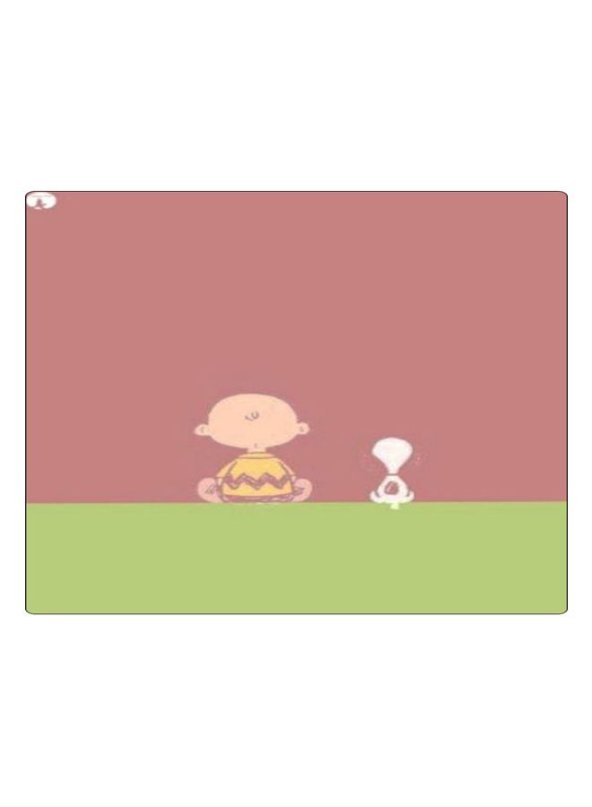 BP Printed Anti-Slip Gaming Mouse Pad Pink/Green/Beige