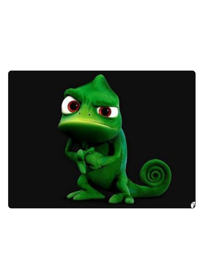 بي بي لوحة ماوس ألعاب بتصميم مضادة للانزلاق وبنمط مطبوع أخضر/أسود/أبيض