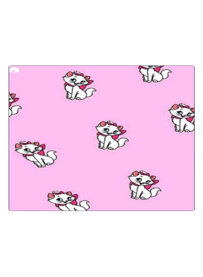 BP Printed Anti-Slip Gaming Mouse Pad Pink/White