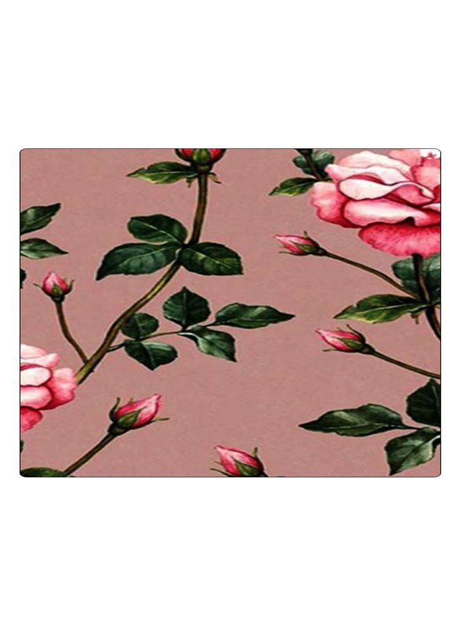 Printed Anti-Slip Gaming Mouse Pad Pink/Green