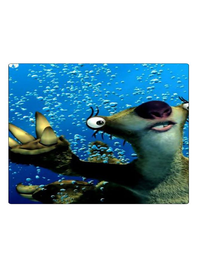 BP Printed Anti-Slip Gaming Mouse Pad Green/Blue