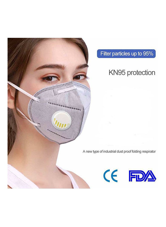 Generic - KN95 5 Layer With Breathing Valve Face Mask - Image 1