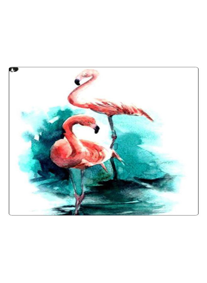 بي بي لوحة ماوس ألعاب بتصميم مضادة للانزلاق وبنمط مطبوع أزرق/أبيض/أحمر