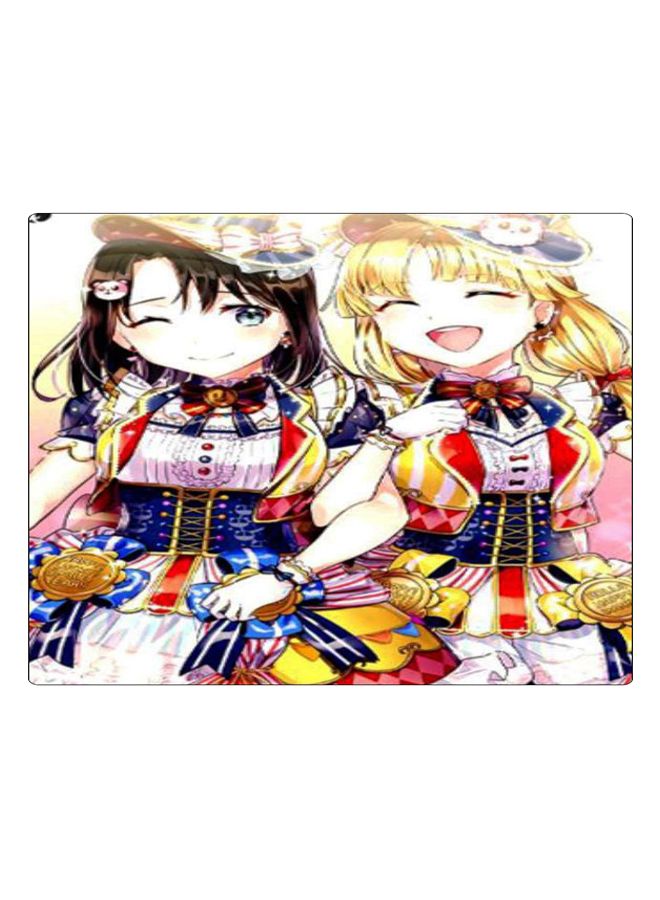 لوحة ماوس ألعاب بتصميم مضادة للانزلاق وبنمط مطبوع متعدد الألوان