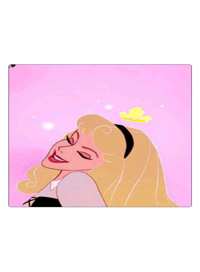 BP Printed Anti-Slip Gaming Mouse Pad Pink/Beige/Black