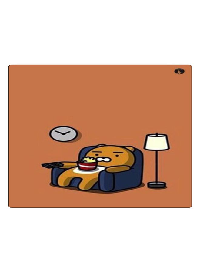 BP Printed Anti-Slip Gaming Mouse Pad Orange/Blue/Yellow