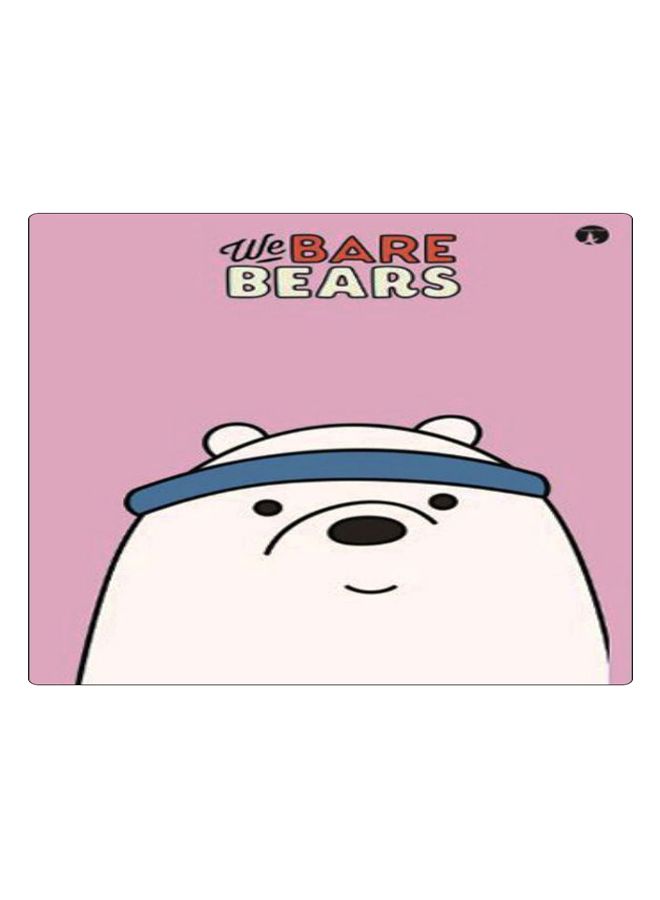 Printed Anti-Slip Gaming Mouse Pad White/Blue/Pink