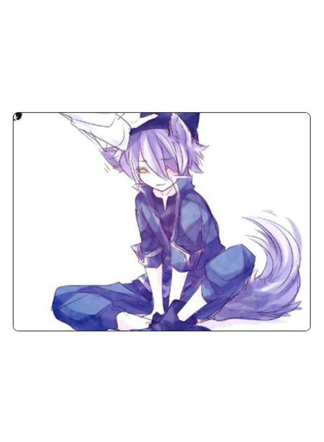 BP Printed Anti-Slip Gaming Mouse Pad Purple/White