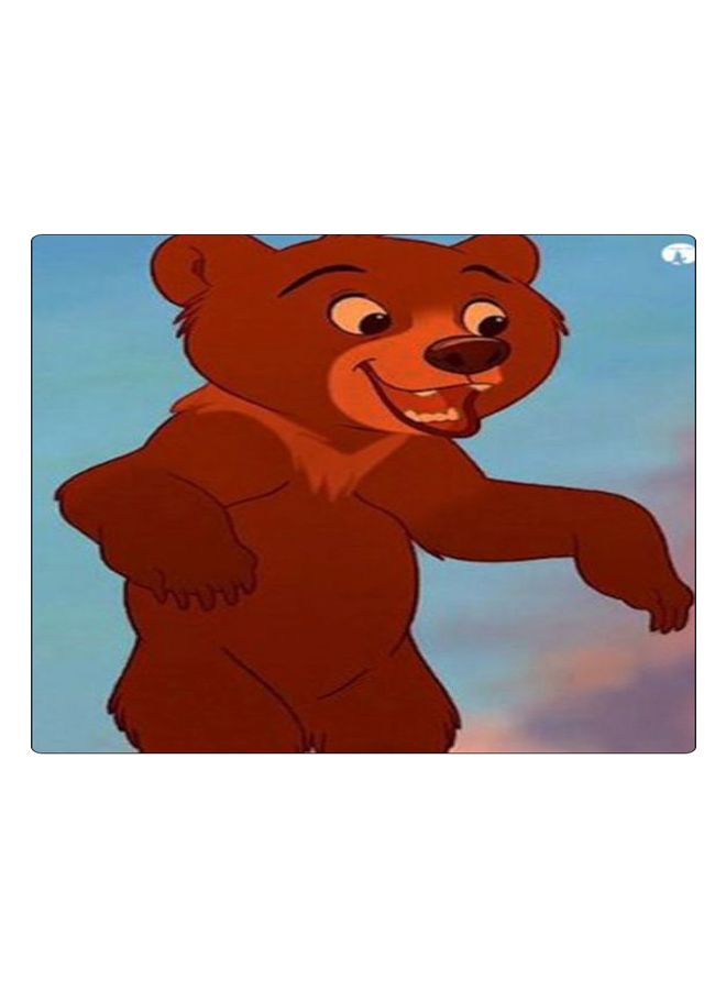 BP Printed Anti-Slip Gaming Mouse Pad Brown/Blue